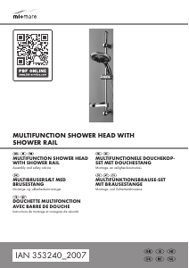Manual Miomare IAN 353240 Shower Head