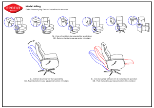 Handleiding Profijt Meubel Jelling Fauteuil