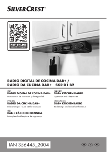 Manual de instrucciones de la radio de cocina SILVERCREST SKR D1 C3 DAB+