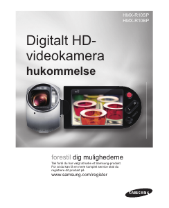 Brugsanvisning Samsung HMX-R10BP Videokamera