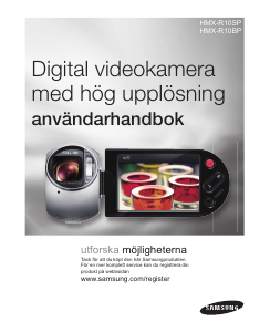 Bruksanvisning Samsung HMX-R10BP Videokamera