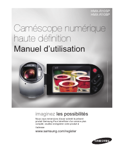 Mode d’emploi Samsung HMX-R10BP Caméscope