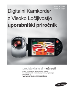 Priročnik Samsung HMX-R10BP Prenosna kamera