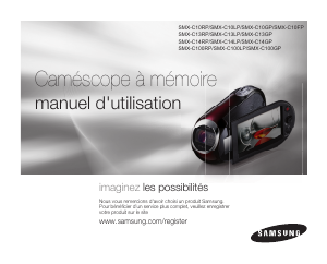 Mode d’emploi Samsung SMX-C100GP Caméscope