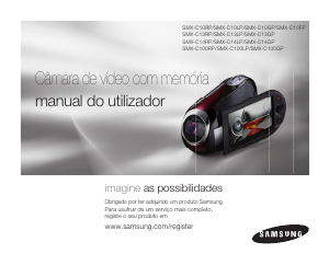 Manual Samsung SMX-C10GP Câmara de vídeo