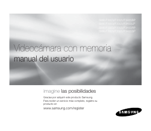 Manual de uso Samsung SMX-F30BP Videocámara