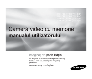 Manual Samsung SMX-F30BP Cameră video