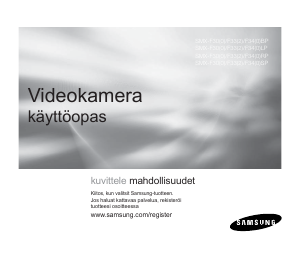 Käyttöohje Samsung SMX-F30BP Kameranauhuri