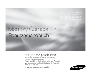 Bedienungsanleitung Samsung SMX-F30BP Camcorder