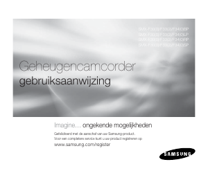 Handleiding Samsung SMX-F30BP Camcorder