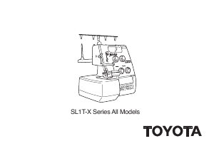 Manual de uso Toyota SL3335 Máquina de coser