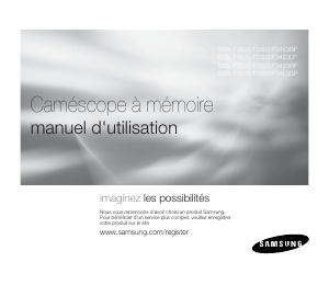 Mode d’emploi Samsung SMX-F30RP Caméscope