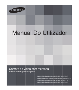 Manual Samsung SMX-F40SP Câmara de vídeo