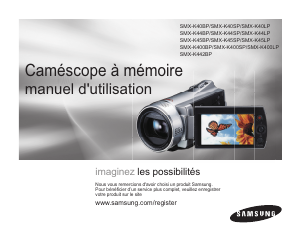 Mode d’emploi Samsung SMX-K400BP Caméscope