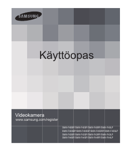 Käyttöohje Samsung SMX-K40BP Kameranauhuri