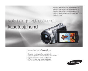 Kasutusjuhend Samsung SMX-K40BP Videokaamera