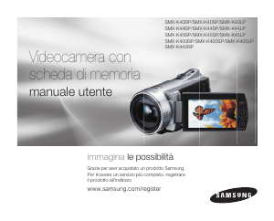 Manuale Samsung SMX-K40LP Videocamera
