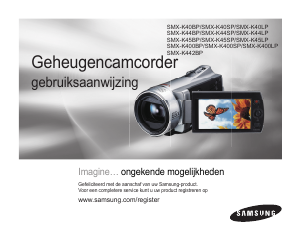 Handleiding Samsung SMX-K44BP Camcorder