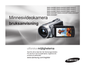 Bruksanvisning Samsung SMX-K45LP Videokamera