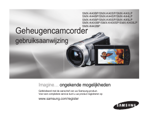 Handleiding Samsung SMX-K45SP Camcorder