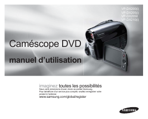 Mode d’emploi Samsung VP-DX200 Caméscope