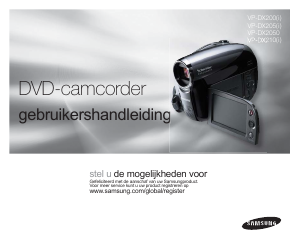 Handleiding Samsung VP-DX200 Camcorder