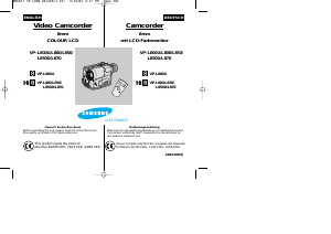 Bedienungsanleitung Samsung VP-L800 Camcorder