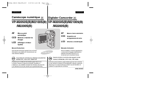 Manuale Samsung VP-M2050S Videocamera