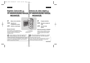Manual Samsung VP-M2100B Câmara de vídeo
