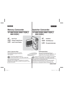 Handleiding Samsung VP-MM12BL Camcorder