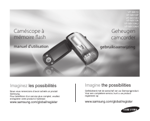 Mode d’emploi Samsung VP-MX10A Caméscope