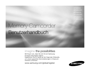 Bedienungsanleitung Samsung VP-MX20H Camcorder