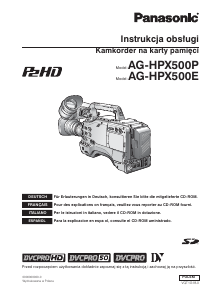 Instrukcja Panasonic AG-HPX500P Kamera