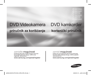 Priručnik Samsung VP-MX25E Videokamera