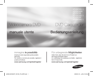 Manuale Samsung VP-MX25E Videocamera