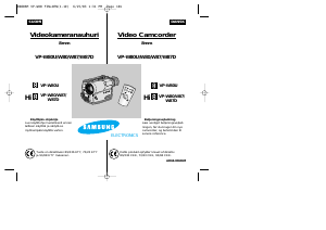 Brugsanvisning Samsung VP-W80 Videokamera