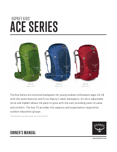 Manual Osprey Ace 38 Backpack