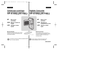 Manuale Samsung VP-X110L Videocamera
