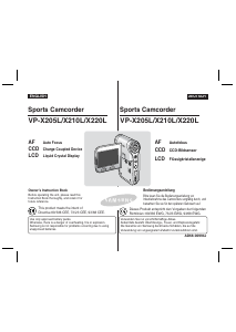 Bedienungsanleitung Samsung VP-X210L Camcorder