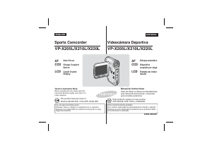 Manual de uso Samsung VP-X210L Videocámara