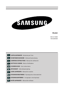 Manuale Samsung HDC6145BX Cappa da cucina