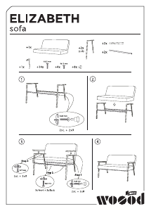 Hướng dẫn sử dụng Woood Elizabeth Ghế sofa