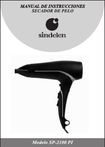 Manual de uso Sindelen SP-2100PI Secador de pelo