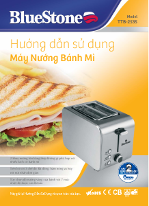 Manual BlueStone TTB-2535 Toaster