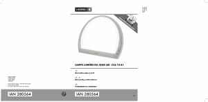 Handleiding LivarnoLux IAN 280564 Daglichtlamp