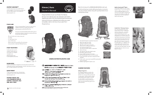 Handleiding Osprey Aura 35 Rugtas