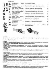 Manuale Mafell KSP 40 Flexistem Sega ad immersione