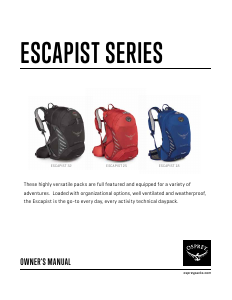 Manual Osprey Escapist 32 Backpack