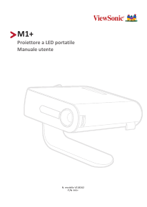 Manuale ViewSonic M1+ Proiettore