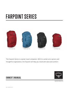 Handleiding Osprey Farpoint 55 Rugtas